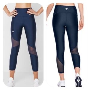 {Under Armour} Compression Project Rock Leggings in Navy - Womens Medium